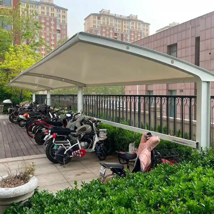 安吉县膜结构电动车棚